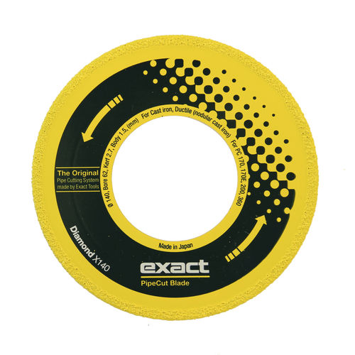 Kreissägeblatt - Diamond X140 - Exact Tools Oy - Diamant / für Gusseisen