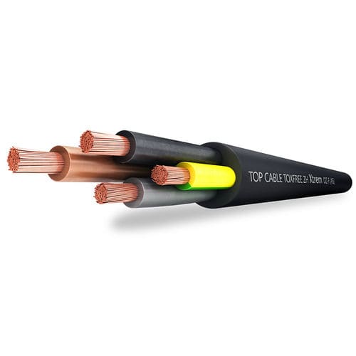 Versorgungs-Stromkabel - TOXFREE ZH XTREM DZ-F (AS) - Top Cable - isoliert / flammenbeständig / mehrstrangig