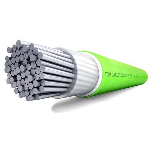 Versorgungs-Stromkabel - TOXFREE ZH RZ1 (AS) AL - Top Cable - flammenbeständig / mehrstrangig / Aluminium