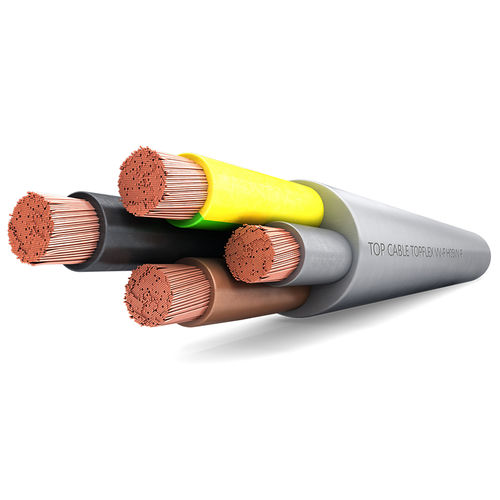 Versorgungs-Stromkabel - TOPFLEX VV-F H05VV-F - Top Cable - flammenbeständig / mehrstrangig / Kupfer