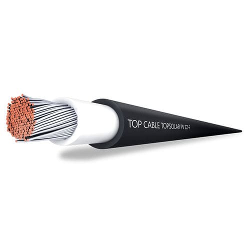 Stromkabel für Solaranwendungen - TOPSOLAR PV ZZ-F DUAL - Top Cable - Versorgung / flammenbeständig / mehrstrangig