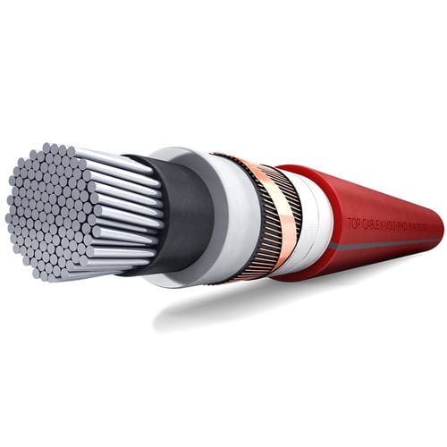 Versorgungs-Stromkabel - X-VOLT RHZ1 (S) AL / OL / 2OL - Top Cable - flammwidrig / flammenbeständig / mehrstrangig