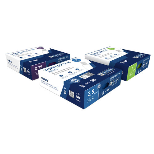 Isolierter Leitungsdraht - TOPFLEX V-K H05V-K & H07V-K - Top Cable - Kupfer / weich