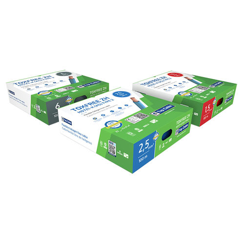 Versorgungs-Stromkabel - TOXFREE ZH ES05Z1-K & H07Z1-K (AS)  - Top Cable - flammwidrig / chemisch beständig / für Verteilung