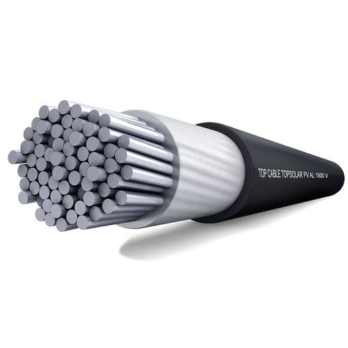 Versorgungs-Stromkabel - TOPSOLAR PV AL 1500V - Top Cable - flammwidrig / flammenbeständig / UV-beständig