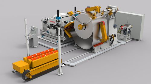 Bandzuführanlage für hochfesten Stahl - Elma machine - kompakt