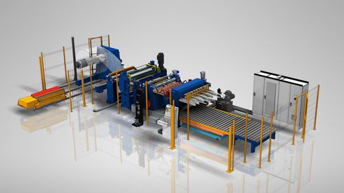 Prägeanlage für Blech - Elma machine