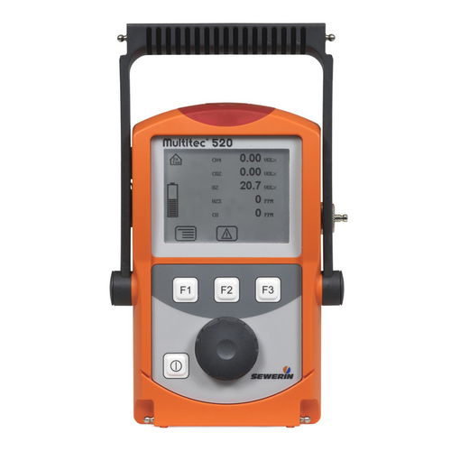 Gasdetektor - Multitec 520 - Hermann Sewerin GmbH - Multigas / elektrochemisch / Diffusion