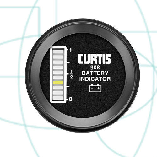 Entladungs-Anzeiger - 12 - 80 VDC | 908 - Curtis Instruments - LED / für DIN-Schiene / für Batterie