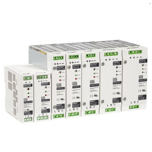 Stromversorgung für DIN-Schiene - PSS24W - WEG - AC/DC / Schaltnetzteil / einphasig