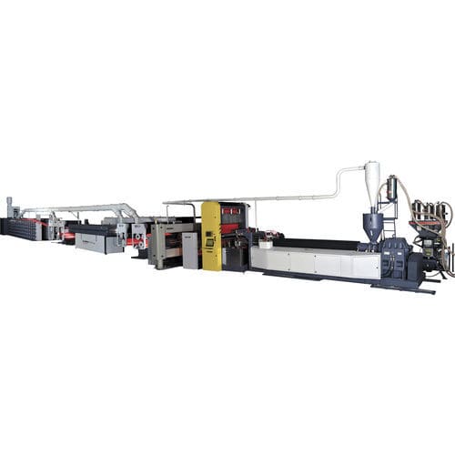 Extrusionsanlage / 3 Schichten - duotec series - Lohia Corp Limited - Band / für Thermoplaste / F&E
