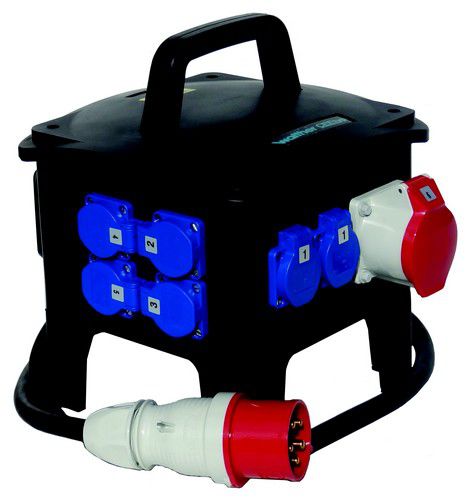Gummi-Elektrogehäuse - 64911BT - WALTHER WERKE - Verteilung / voll ausgestattet / tragbar