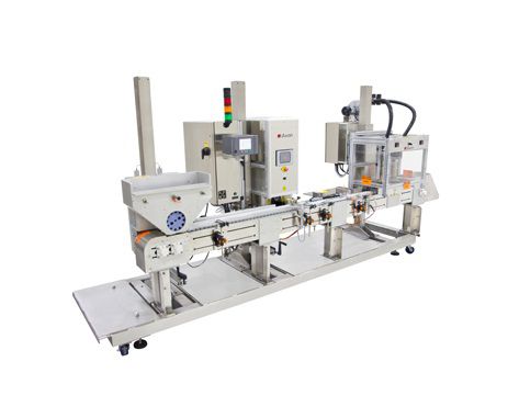 Automatische Etikettiermaschine - EZ-100H - Axon Styrotech - zur Seitenetikettierung / für Shrink-Sleeve / für selbstklebende Etiketten