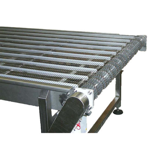 Modulares Förderband - KLEENLine - Maschendraht / Urethan / Stoff