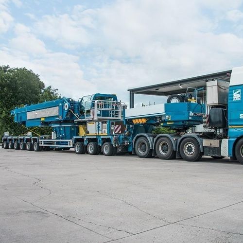 Plattform-Sattelauflieger - ModulMAX - Faymonville Distribution S.A. - Gooseneck / für Industriematerial / Langgut