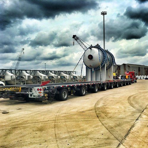 Plattform-Sattelauflieger - Faymonville Distribution S.A. - Gooseneck / für Industriematerial / Langgut