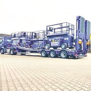 Ultra-Tieflader-Sattelauflieger - MultiMAX Plus - Faymonville Distribution S.A. - Gooseneck / für Maschinen / Langgut