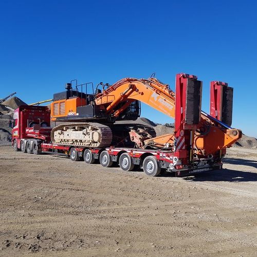 Plattform-Sattelauflieger - MultiMAX PA-X - Faymonville Distribution S.A. - Ultra-Tieflader / Gooseneck / Baustellen