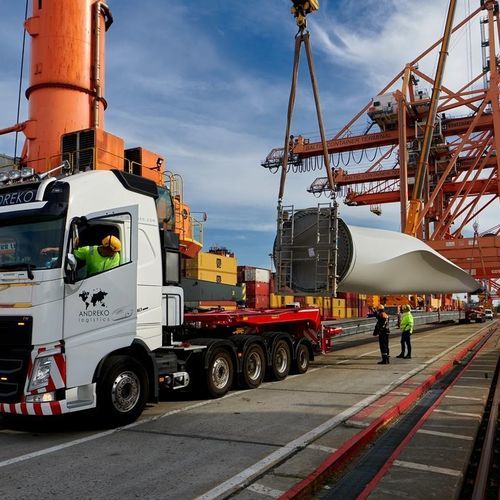 Plattform-Sattelauflieger - TeleMAX - Faymonville Distribution S.A. - Ultra-Tieflader / Gooseneck / für Windkraftanlage