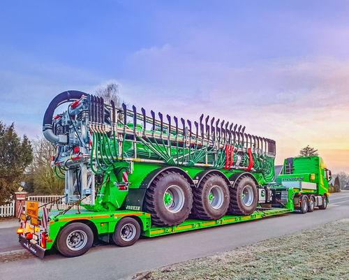 Plattform-Sattelauflieger - MAX510 - Faymonville Distribution S.A. - Gooseneck / Ultra-Tieflader / für Boot