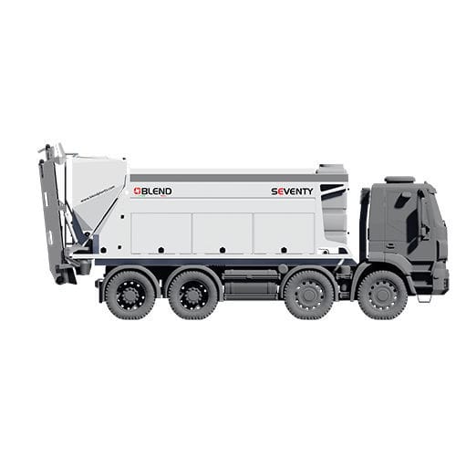 Mobile Betonmischanlage - E-series - BLEND - kompakt / Doppelwellen / Einwellen