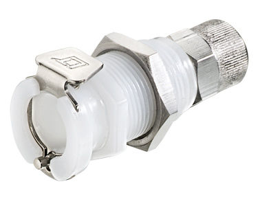 Hydraulikanschluss - 40AC-S8 series - LinkTech Quick Couplings, Inc. - Einschraub / Kunststoff