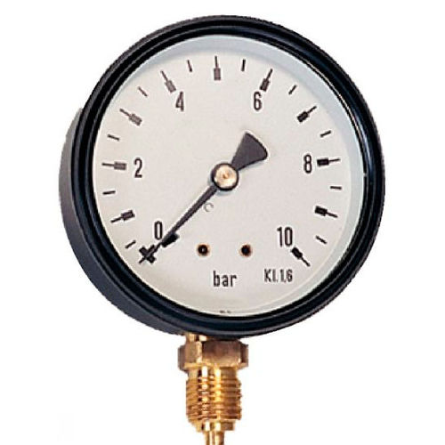 Trockenläufer-Manometer - H0921-ACIER-SEC - Michaud Chailly - Messing / Aluminium / Rohrfeder