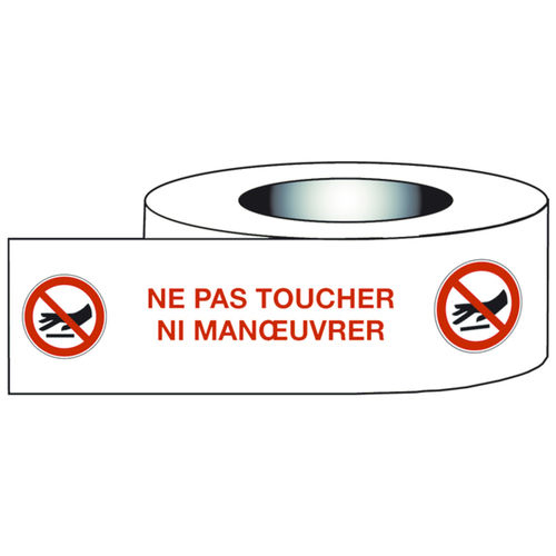 Signalklebeband - AT-5001 - CATU - PVC / schwarz / weiß