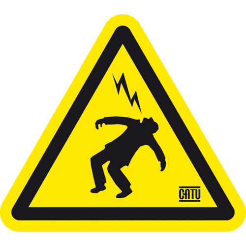 Selbstklebender Typenschild - AT-41/025 - CATU - Sicherheit / mit Hinweisen