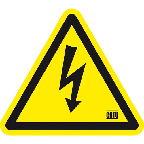 Selbstklebender Typenschild - AT-49/05 - CATU - Sicherheit / mit Hinweisen