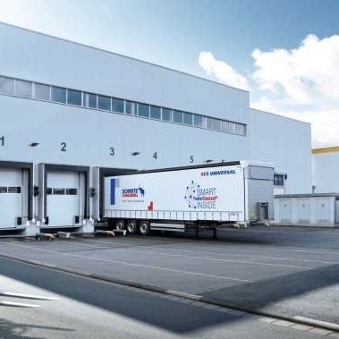 Baumaschinentransporter-Sattelauflieger - S.CS UNIVERSAL - Schmitz Cargobull - mit Schiebeplane / für Pakete / für Schlauch