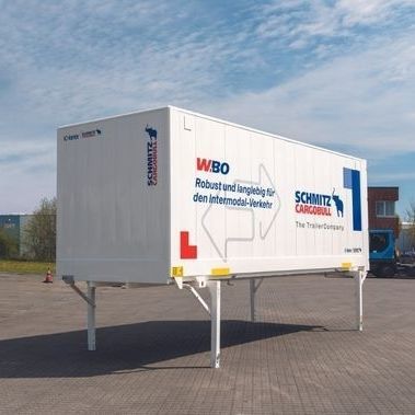Baumaschinentransporter-Sattelauflieger - W.BO - Schmitz Cargobull - Baustellen / Profil / für Schlauch