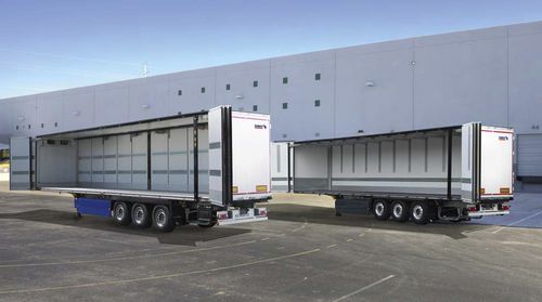 Kühlsattelauflieger - Schmitz Cargobull - 3-Achsen / angehängt / Seitenlader