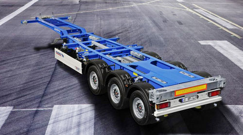 Chassis für Baustellenmaschine / auf Rädern - S.CF 40’ LX - Schmitz Cargobull - für Sattelschlepper