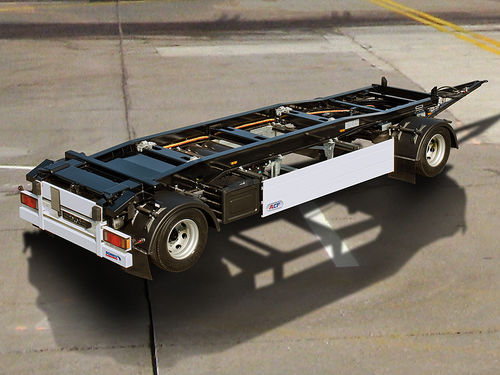 Anhänger für Containertransport - A.CF - Schmitz Cargobull - 2-Achsen / angehängt / für Materialumschlag