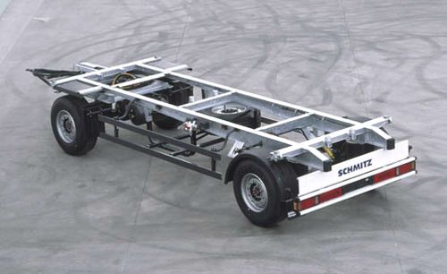 Plattformanhänger - A.WF, Z.WF - Schmitz Cargobull - 2-Achsen / angehängt / für Materialumschlag