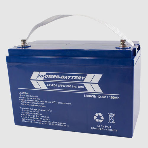 Blei-Säure-Batterie - LFP12150 - RP-Technik - RPower Batteries - rechteckig / wartungsfrei