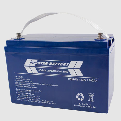 Blei-Säure-Batterie - LFP12200 - RP-Technik - RPower Batteries - rechteckig / wartungsfrei