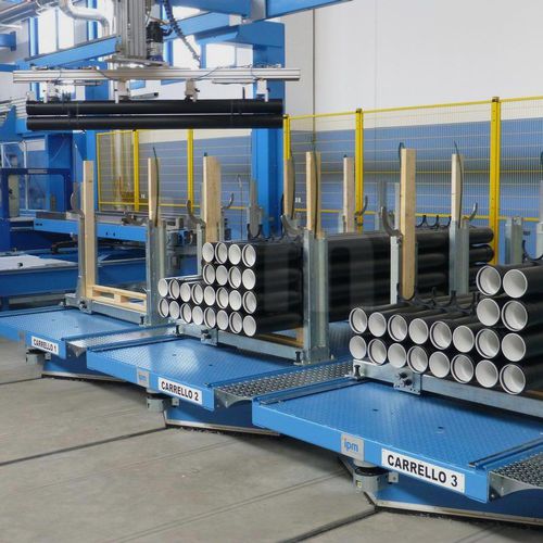 Roboter-Palettierer - RMP - IPM ITALIAN PLASTIC MACHINERY - für Kunststoffrohre / automatisch / mit hoher Drehzahl