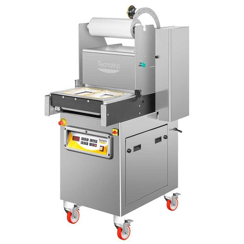 Linearer Schalensiegler - TSB-A-100 - TECNOTRIP - halbautomatisch / Vakuum / Verpackungen unter Schutzatmosphäre
