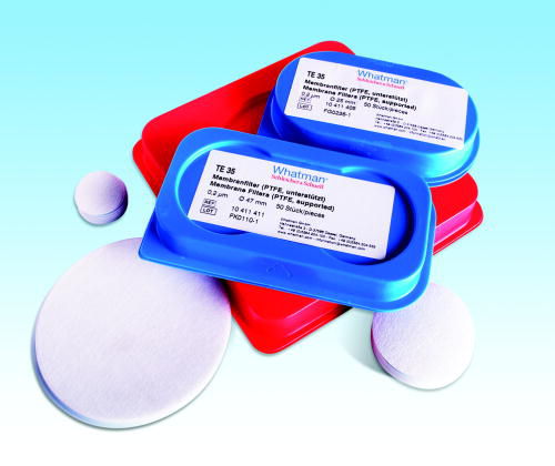PTFE-Filtermedium - Whatman - für Flüssigkeiten / Staub / Membran