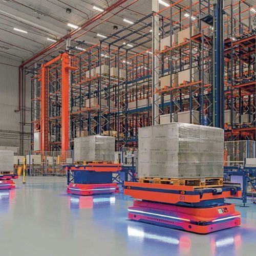Autonomer mobiler Roboter / Transport - AMR 1500 - MECALUX - für Paletten / für Lagerhallen / batteriebetrieben