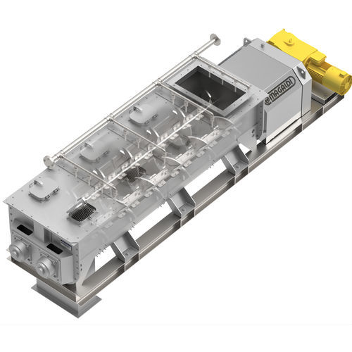 Schaufelmischer - Magaldi Power SpA - horizontal / kontinuierlich / Pulver