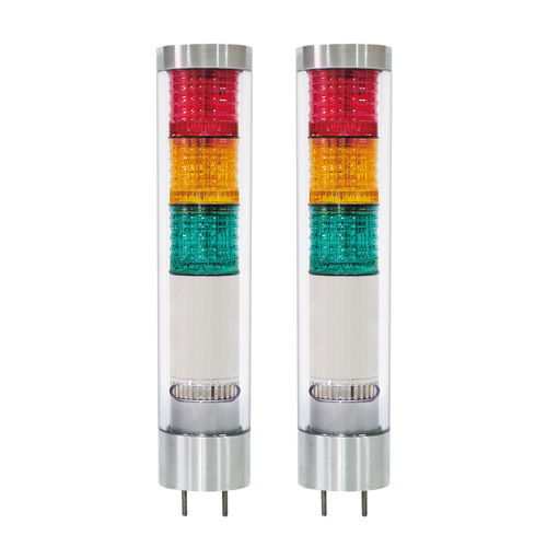 LED-Signalsäule - STB45ML-NEC - Qlight Co., Ltd. - Permanent / Blink / 3-Farben