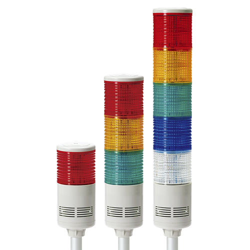 LED-Signalsäule - ST80L-W series - Qlight Co., Ltd. - Blitz / 2-Farben / 3-Farben