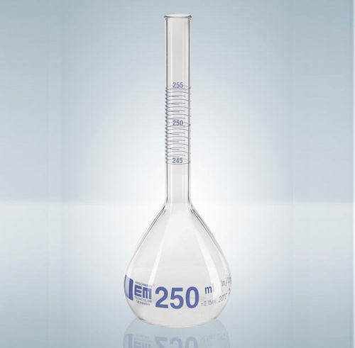 Voll-Phiole - 18 - 1 010 ml  - Hirschmann Laborgeräte GmbH & Co. KG - Borosilikatglas / für Titrierungen