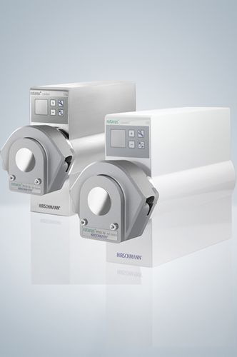 Laborpumpe - max. 500 rpm | rotarus® standard 100 series - Hirschmann Laborgeräte GmbH & Co. KG - Schlauch / für Chemikalien / mit DC-Motor