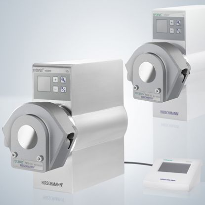 Laborpumpe - max. 500 rpm | rotarus® volume 100 series - Hirschmann Laborgeräte GmbH & Co. KG - Schlauch / für Chemikalien / mit DC-Motor