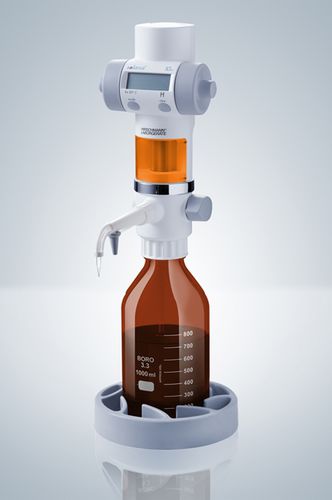 Digitaler Aufsatzspender / für Ampullen - 10 - 50 ml | solarus® series - Hirschmann Laborgeräte GmbH & Co. KG