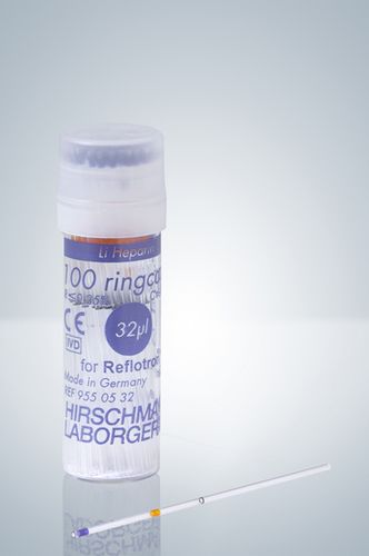 Kapillar-Mikropipette - 32 µl | ringcaps® series - Hirschmann Laborgeräte GmbH & Co. KG - manuell